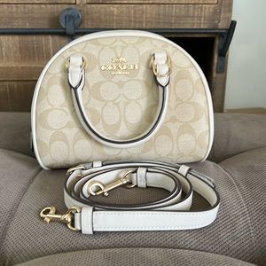 Coach Sydney Satchel in signature canvas